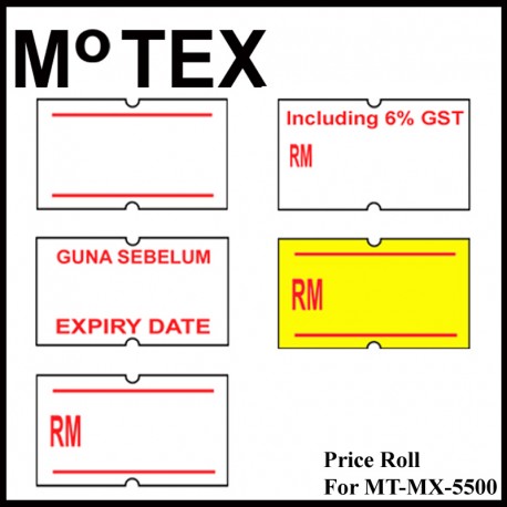 Motex Price Roll For MT-MX-5500EOS