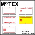 Motex Price Roll For MT-MX-5500EOS