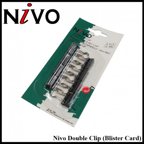 Nivo Double Clip (Blister Card)