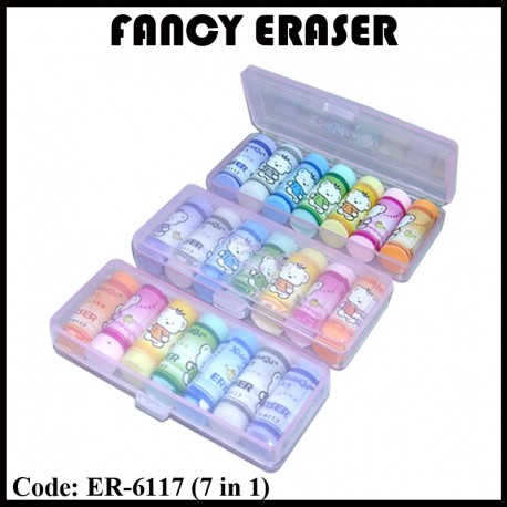 ER-E6117 Fancy Eraser (7 in 1)