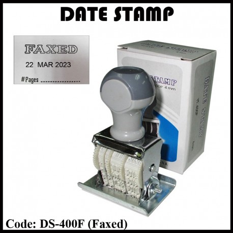 DS-400F Date Stamp (Faxed)
