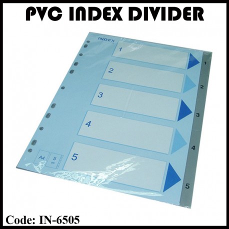 IN-6505 PVC Index Divider