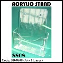 SD-8808 Acrylic Stand (1 Layer) A4