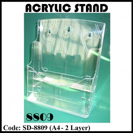 SD-8809 Acrylic Stand (2 Layer) A4