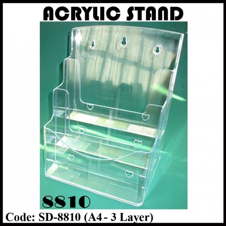SD-8810 Acrylic Stand (3 Layer) A4