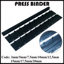 Plastic Press Binder (Black)