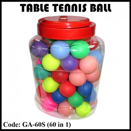 GA-60S Table Tennis Ball (60 in 1)