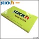 Hopax Stick On Notes (Neon Color) 3"X5"