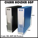 HL-80P Clear Holder 80 Pocket
