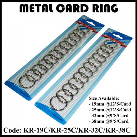 Metal Card Ring (19/25/32/38)mm