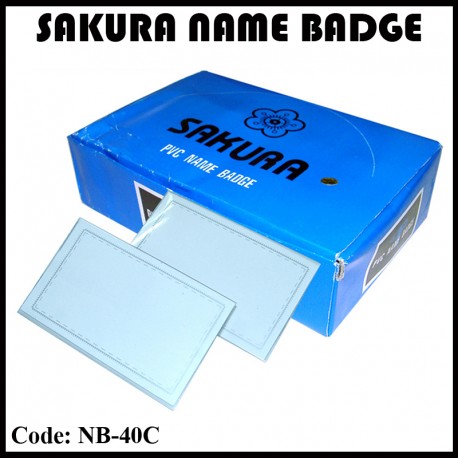 NB-40C Sakura Name Badges