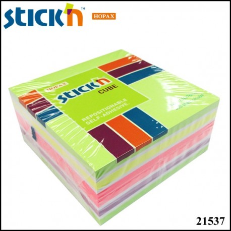 Hopax Cubes Notes 76mmx76mm (Neon Color)