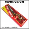 SS-9.5" Cloth Scissors (Gold Body)