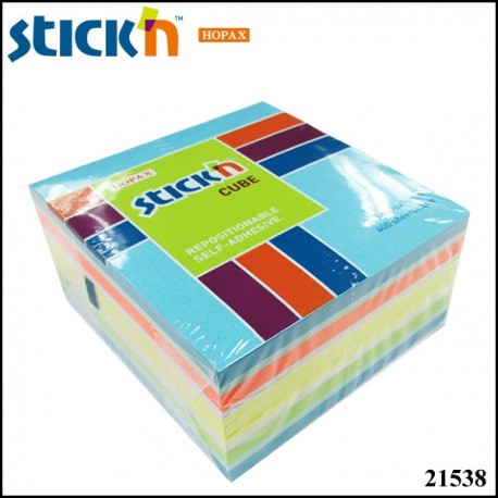 Hopax Cubes Notes 76mmx76mm (Neon Color)