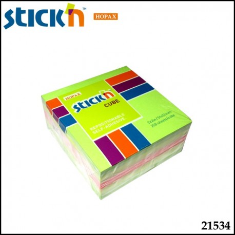Hopax Cubes Notes 51mmx51mm (Neon Color)