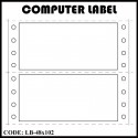 Computer Label (48mm x 102mm)
