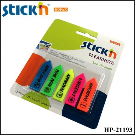 Hopax Message Notes Pad (Film Type) 21193