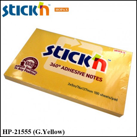 Hopax Stick On Notes 360 (Pastel Color) 3"X5"