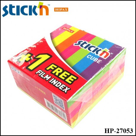 Hopax Value Cubes Notes 76mmx76mm (Neon Color) HP-27053