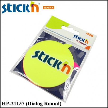 Hopax Die-Cut Clear Notes HP-21137