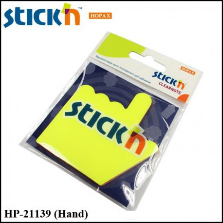 Hopax Die-Cut Clear Notes HP-21139