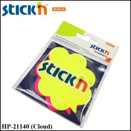 Hopax Die-Cut Clear Notes HP-21140