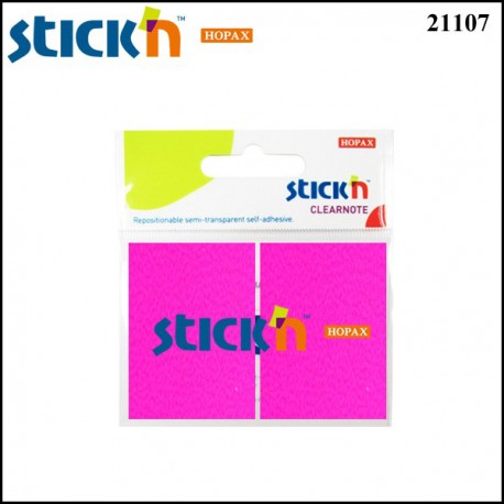 Hopax Stick'N Clear Notes (Magenta) - Film Type