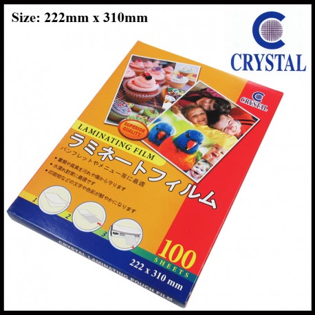 Crystal Laminating Film A4 Size