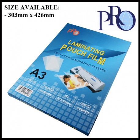 PRO Laminating Film (303mm x 426mm) A3