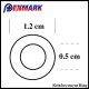 Penmark Reinforcement Ring (Transparent & White)