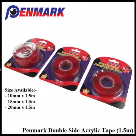 Penmark Double Side Acrylic Tape (1.5m)
