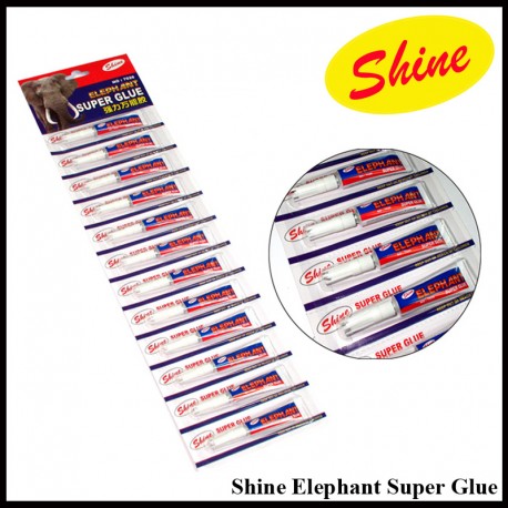Shine Elephant Super Glue (Hanging Card)