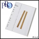 PRO PVC Index Divider (IN-A-Z)
