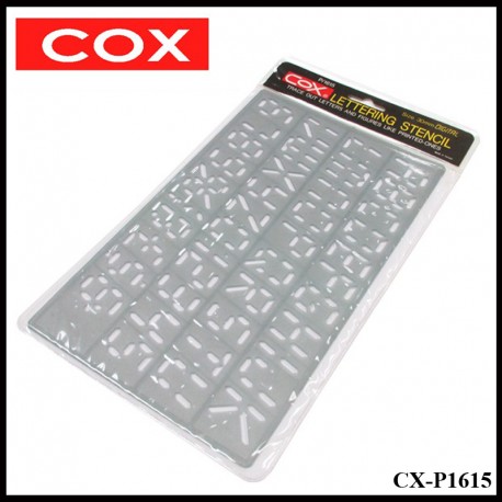 Cox CX-P1615 Lettering Stencil