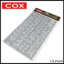 CX-P1615 Cox Lettering Stencil